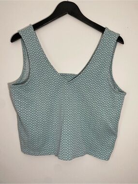 Madewell Patterned Scoop Neck Tank Medium